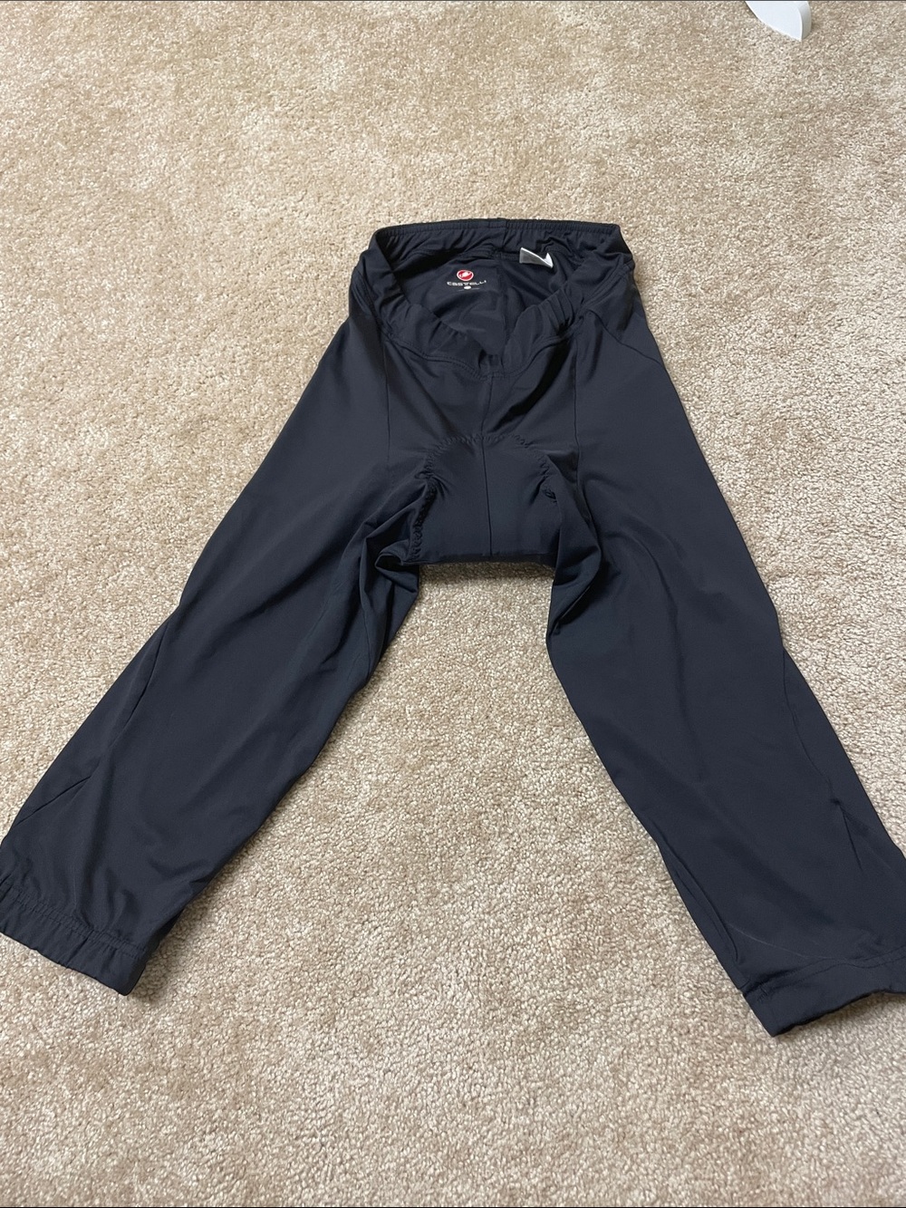 Castelli Black Cycling Tights - Size Large